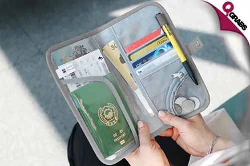 From QR29 Explore the World with a Handy Travel & Passport Wallet - Choose from 4 Adventurous Colors! (Up to QR86 Value)